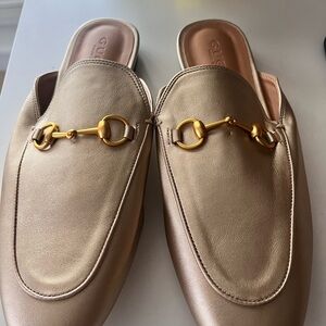 Womans Cream Leather Loafers **SOLD**